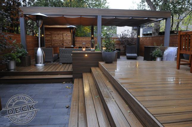 Custom Trex Deck Built by Your Deck Company. 