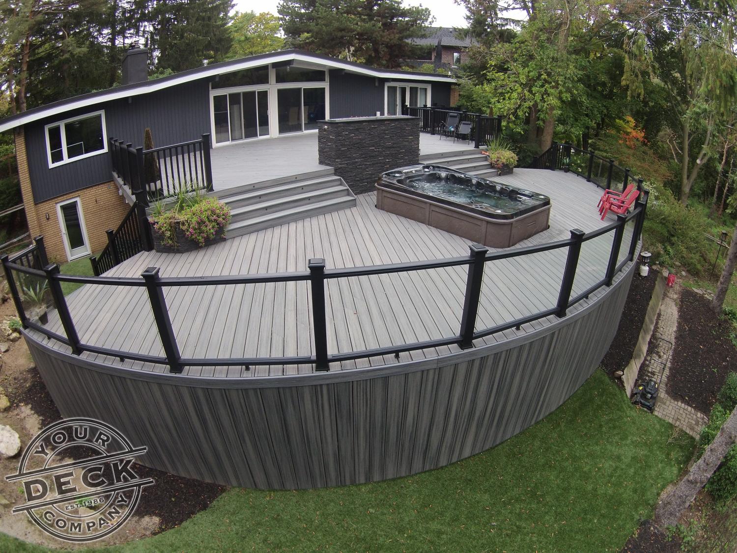 Trex Deck constructed by Your Deck Company